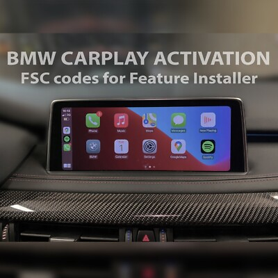 #ad FSC NBT EVO ID5 ID6 BMW MINI Apple CarPlay Activation VIM