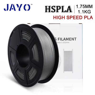 #ad JAYO 1.1KG High Speed PLA Gray 3D Printer Filament 1.75MM Fast Printing HSPLA