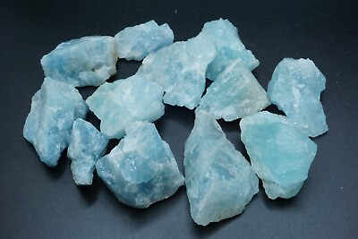 #ad Aquamarine Collection 1 4 Lb Natural Blue Crystal 1st Quality Specimen Gemstones