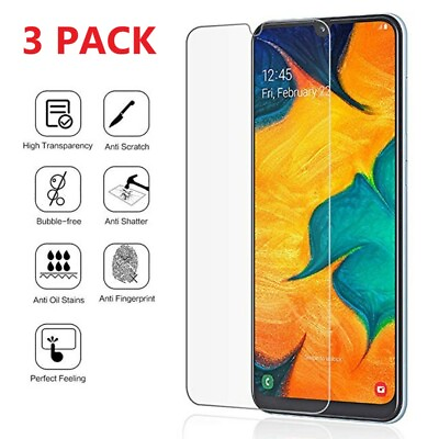 #ad 3 Pack Tempered Glass Clear HD Screen Protector For Samsung Galaxy A10e A10E