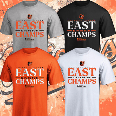 SALE Baltimore Orioles 2023 AL East Division Champions Locker Room T Shirt