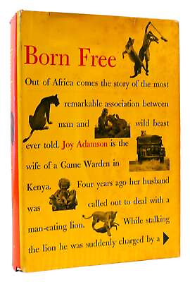 #ad Joy Adamson BORN FREE Book Club Edition