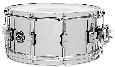 #ad Drum Workshop Chrome Over Steel 6.5x14quot; Snare Drum