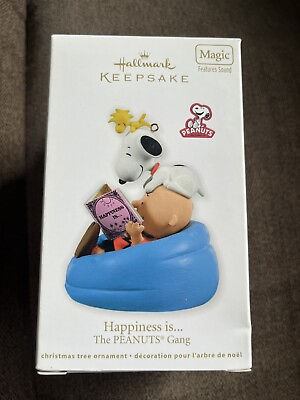 #ad Hallmark Keepsake Ornament The Peanuts Gang Happiness Is... 2011 NEW