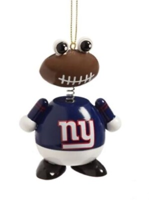 #ad NFL New York Giants Ball Man Ornament