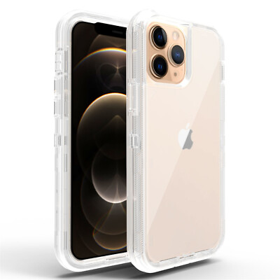 For iPhone 14 Pro Max 13 12 11 XR XS MAX Phone Case Heavy Duty Shockproof Cover $8.59