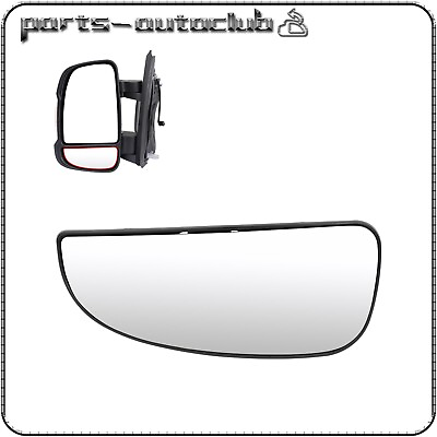 #ad Fits 14 21 Ram Promaster 1500 2500 3500 Lower Heated Mirror Glass Driver Side LH