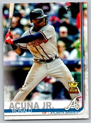 #ad 2019 Topps #1 Ronald Acuna Jr. Atlanta Braves