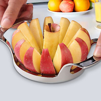 #ad Stainless Steel Fruit Slicer Apple Corer Pear Sharp Divider Kitchen Gadgets Tool