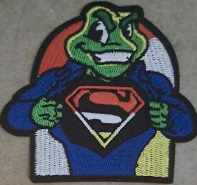 #ad Oeteldonk with Superman embroidered Iron on patch