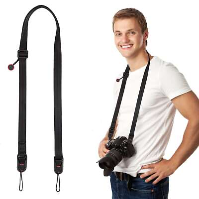 Camera Shoulder Strap Adjustable Quick Release Sling Clips Belt For Camera DSLR