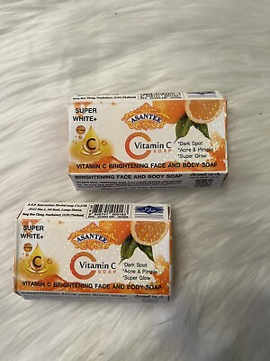 #ad 2 Bars x 125g Soap Vitamin C Asantee Face And body Brightening Soap Anti Acne