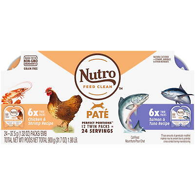 #ad Nutro Grain Free Natural Wet Cat Food Paté Salmon amp; Tuna Recipe And Chicken