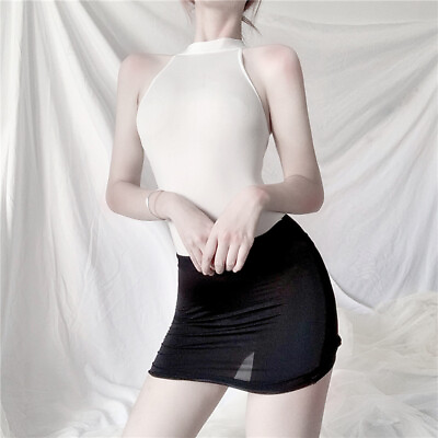 #ad Beauty Women Secretary Suit Lingerie Rolepay Party Funny Underwear Sexy Uniform