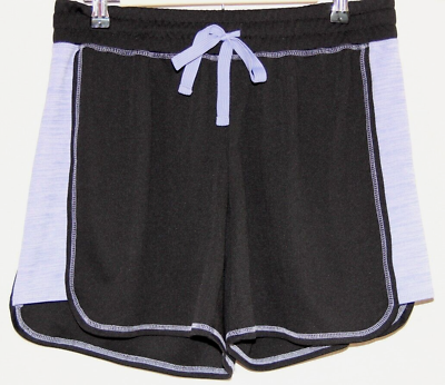 #ad St Johns Bay Active Shorts Womens Knit Drawstring Quick Dri Two Tone Size M