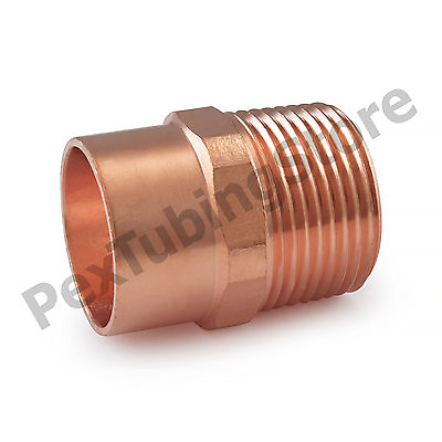 #ad 1quot; C x 1quot; Male NPT Threaded Copper Adapter