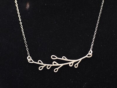 #ad 925 Sterling Silver Necklace 1.59 Grams NWT