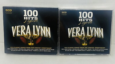 #ad Vera Lynn 100 Hits Legends 5 CD Box Set Rock Pop