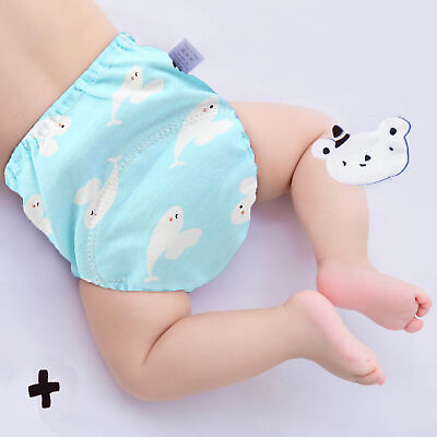 #ad Baby Reusable Diaper Long lasting Soft Touch Washable Waterproof Cartoon
