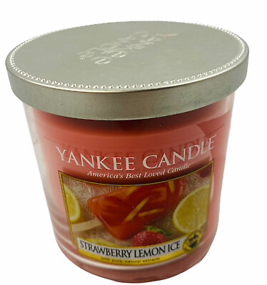#ad Yankee Candle Strawberry Lemon Ice Candle Spring Summer Scent Decor New