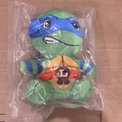 #ad TOMY Teenage Mutant Ninja Turtle Stuffed Toy Leonardo Club Mocchi Mocchi NEW