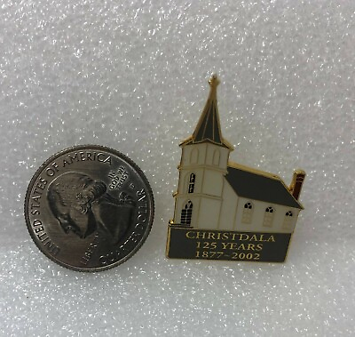 #ad 2002 125 Years Christdala Church Minnesota Pin
