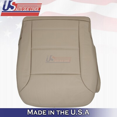 #ad 2009 2010 2011 2012 2013 Fits Mercedes Benz Driver Bottom Leather Seat Cover Tan