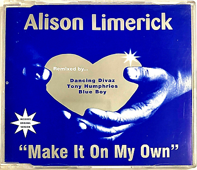 #ad ALISON LIMERICK ‎: MAKE IT ON MY OWN Mixes CD 1996 UK 1st Ed. 28Yrs RARE