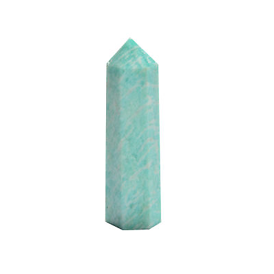 #ad Green Amazonite Point Tower Size 12x55mm Sold by Piece Green Amazonite