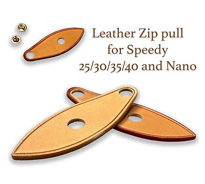 #ad Dressupyourpurse Vachetta Leather Zip Pull zipper puller for Speedy 25 30 35 40