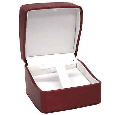#ad 6 PCS Luxury Leatherette Jewelry Earring T Insert Gift Packaging Boxes