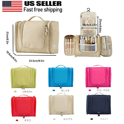 #ad Hanging Travel Toiletry Bag Portable Makeup Organizer Cosmetic bag Case Pouch