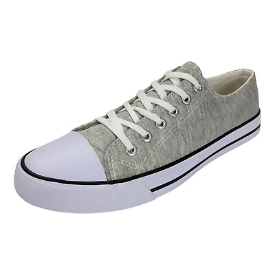 #ad Dept 222 Womens 8.5 M Heather Gray Maxy Canvas Low Top Sneaker