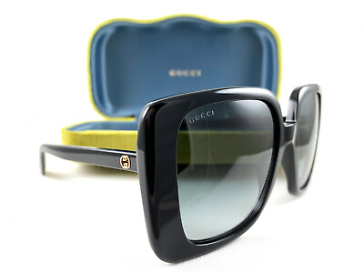#ad GUCCI Sunglasses GG1314S Black Gray 001 New Authentic