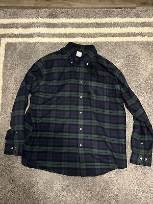 #ad Brooks Brothers Madison Mens Flannel Shirt Extra Large