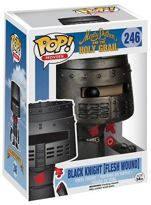 #ad Monty Python Funko POP Movies Black Knight Flesh Wound Vinyl Figure