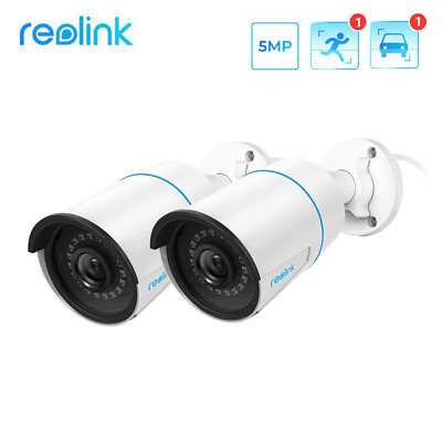 #ad Reolink 5MP POE In Outdoor Surveillance Security IP Camera Human Car Detection