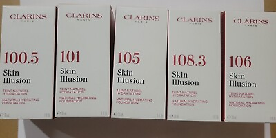 #ad CLARINS Skin Illusion Natural Hydrating Foundation SPF 15 Choose Shade NIB