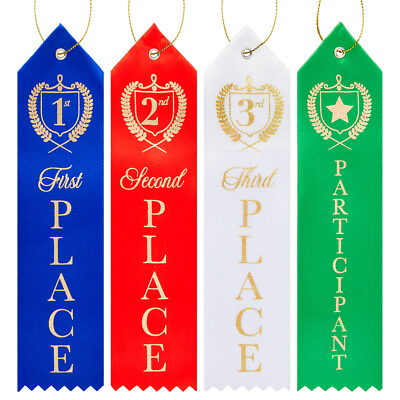 100x Award Ribbons Bulk 1st2nd3rd Place Participant for Kids School Supplies $19.99