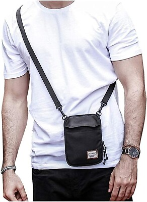 #ad Small Crossbody Bag for Men Mini Shoulder Bag Mini Messenger Bag for Cell Phone