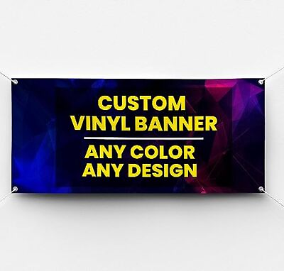 #ad Personalized Custom Vinyl Banner Premium 13oz Heavy Duty Semi Gloss Vinyl#x27;s