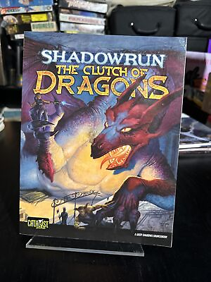 #ad ShadowRun The Clutch Of Dragons Softcover RPG Catalyst