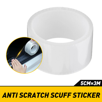 #ad Car Door Sticker Body Anti Scratch Protector Sill Scuff Cover Strip 5CM*3Meters