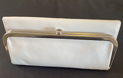 NWT Hobo Rachel Leather Continental Wallet Clutch Optic White $119.00