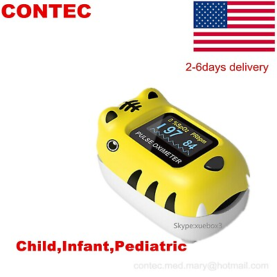 #ad Baby Kids Finger Pulse Oximeter Pediatric SpO2 PR for Neonatal Children CMS50Q1