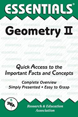 #ad Geometry II Essentials Paperback Research and Education Associati