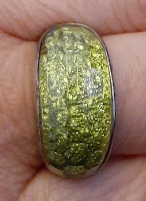 #ad HSN Designer Fine Sterling Silver Peridot Quartz Ring Size 8
