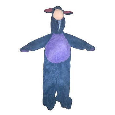 #ad Disney Winnie the Pooh Eeyore Plush Costume Unisex 4 5 Y Faux Sherpa Halloween