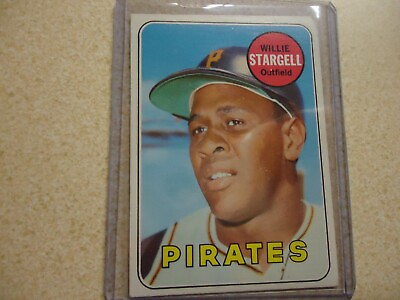 #ad 1969 TOPPS WILLIE STARGELL NICE CONDITION PITTSBURGH PIRATES #545 SWEET