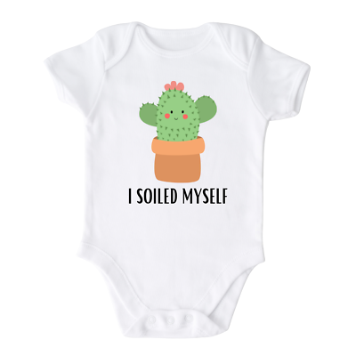 #ad I Soiled Myself Cactus Baby Onesie® Cute Bodysuit for Baby Shower Gift for